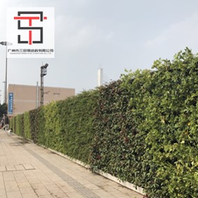 绿植围挡应用在市政工程改造项目